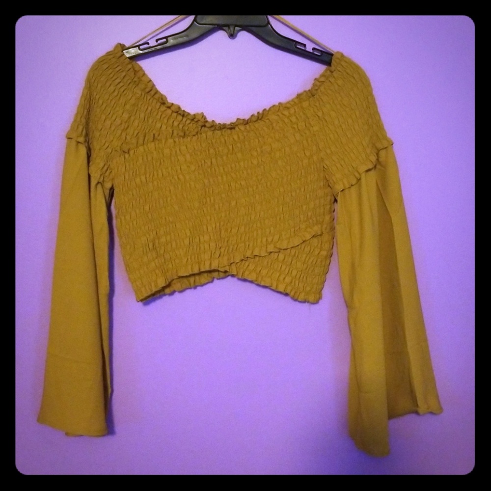 Mustard tube top